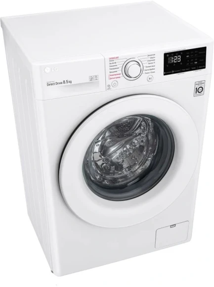 Стиральная машина LG F2V3GS3W класс: A загр.фронтальная макс.:8.5кг белый инвертор
