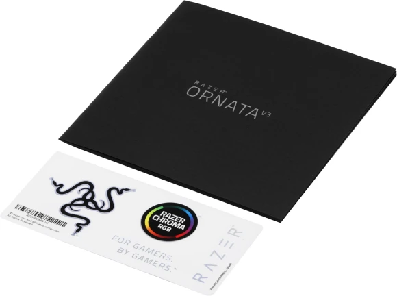 Клавиатура Razer Ornata V3 механическая черный USB Multimedia for gamer LED (подставка для запястий) (RZ03-04460800-R3R1)