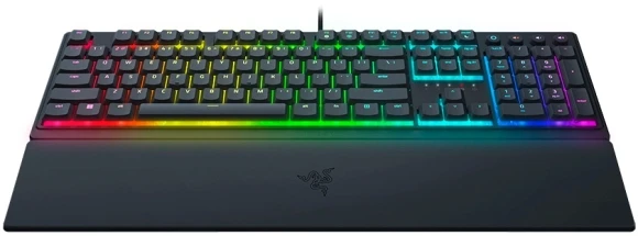 Клавиатура Razer Ornata V3 механическая черный USB Multimedia for gamer LED (подставка для запястий) (RZ03-04460800-R3R1)