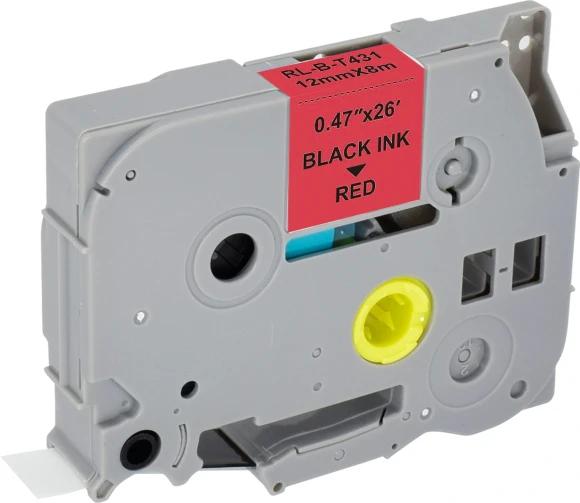 Картридж ленточный Cactus CS-TZE431 TZE-431 черный на красном 12x8 для Brother 1010/1280/1280VP/2700VP Картридж ленточный Cactus CS-TZE431 TZE-431 черный на красном 12x8 для Brother 1010/1280/1280VP/2700VP