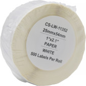 Этикетки Cactus CS-LW-11352 сег.:54x25мм черный белый 500шт/рул Dymo Label Writer 450/4XL Этикетки Cactus CS-LW-11352 сег.:54x25мм черный белый 500шт/рул Dymo Label Writer 450/4XL