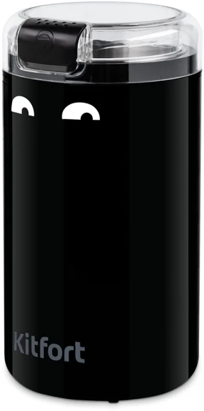 Кофемолка Kitfort КТ-7116 200Вт сист.помол.:ротац.нож вместим.:40гр черный