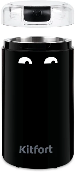 Кофемолка Kitfort КТ-7116 200Вт сист.помол.:ротац.нож вместим.:40гр черный