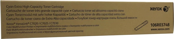 Картридж лазерный Xerox 106R03748 голубой (16500стр.) для Xerox VersaLink C7020/C7025/C7030 Картридж лазерный Xerox 106R03748 голубой (16500стр.) для Xerox VersaLink C7020/C7025/C7030