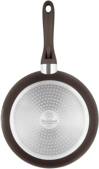 Сковорода Rondell Grillage RDA-1430 круглая 26см покрытие: Xylan Plus ручка несъемная (без крышки) коричневый