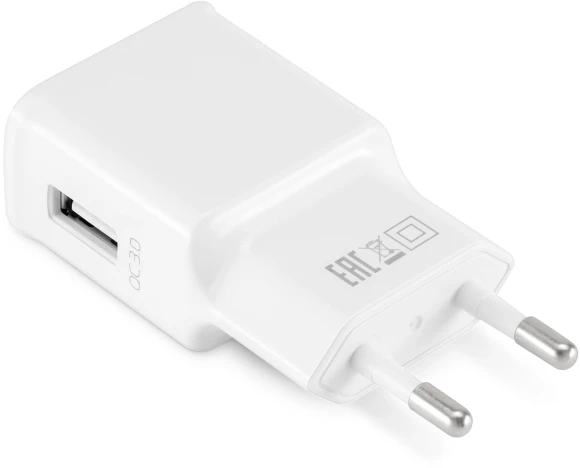 Сетевое зар./устр. Buro TJ-248W 12W 2.4A (QC) USB-A универсальное белый