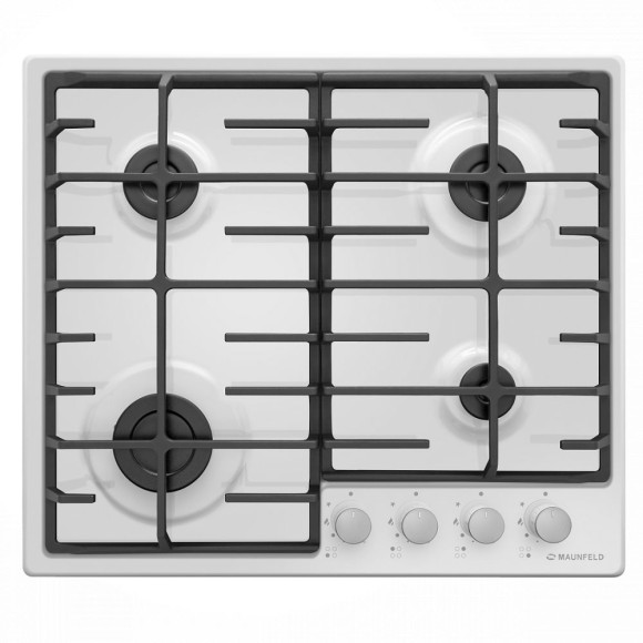 Газовая варочная поверхность Maunfeld EGHE.64.6CW/G белый Газовая варочная поверхность Maunfeld EGHE.64.6CW/G белый