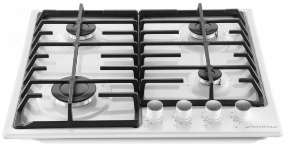 Газовая варочная поверхность Maunfeld EGHE.64.6CW/G белый Газовая варочная поверхность Maunfeld EGHE.64.6CW/G белый