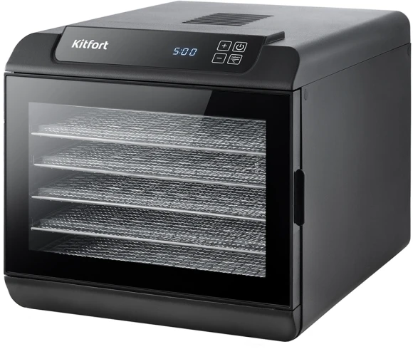 Сушка для фруктов и овощей Kitfort КТ-1904 18под. 500Вт черный
