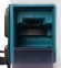 Опрыскиватель Makita DUS158Z аккум. ранц. 15л белый/бирюзовый