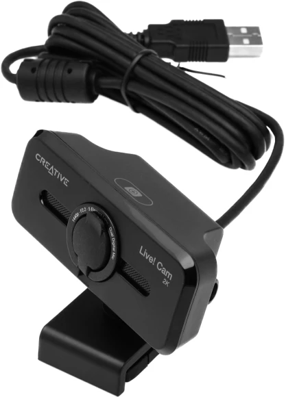 Камера Web Creative Live! Cam SYNC V3 черный 5Mpix (2560x1440) USB2.0 с микрофоном (73VF090000000) Камера Web Creative Live! Cam SYNC V3 черный 5Mpix (2560x1440) USB2.0 с микрофоном (73VF090000000)