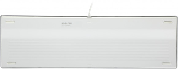 Клавиатура A4Tech FX50 белый USB slim Multimedia (FX50 WHITE) кабель 1.5м