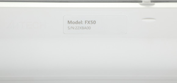 Клавиатура A4Tech FX50 белый USB slim Multimedia (FX50 WHITE) кабель 1.5м