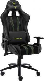 Кресло игровое Zone 51 Gravity экокожа/ткань с подголов. крестов. сталь Кресло игровое Zone 51 Gravity экокожа/ткань с подголов. крестов. сталь