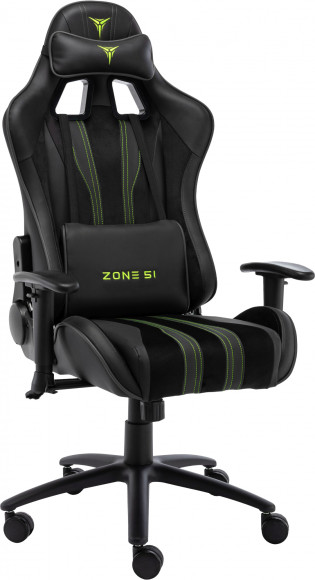 Кресло игровое Zone 51 Gravity экокожа/ткань с подголов. крестов. сталь Кресло игровое Zone 51 Gravity экокожа/ткань с подголов. крестов. сталь