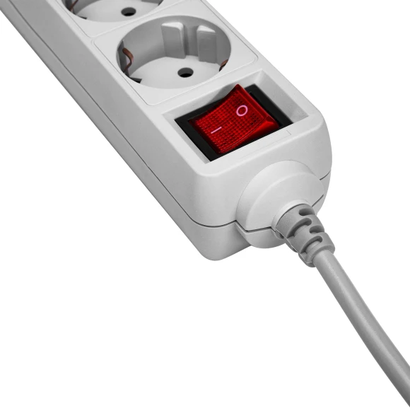 Сетевой фильтр PC Pet AP01006-E-G 1.8м (5 розеток) серый (пакет ПЭ) Сетевой фильтр PC Pet AP01006-E-G 1.8м (5 розеток) серый (пакет ПЭ)