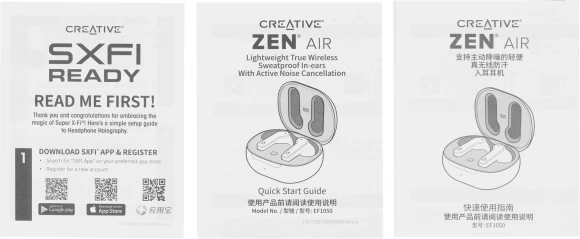 Гарнитура внутриканальные Creative Zen Air белый беспроводные bluetooth в ушной раковине (51EF1050AA000) Гарнитура внутриканальные Creative Zen Air белый беспроводные bluetooth в ушной раковине (51EF1050AA000)