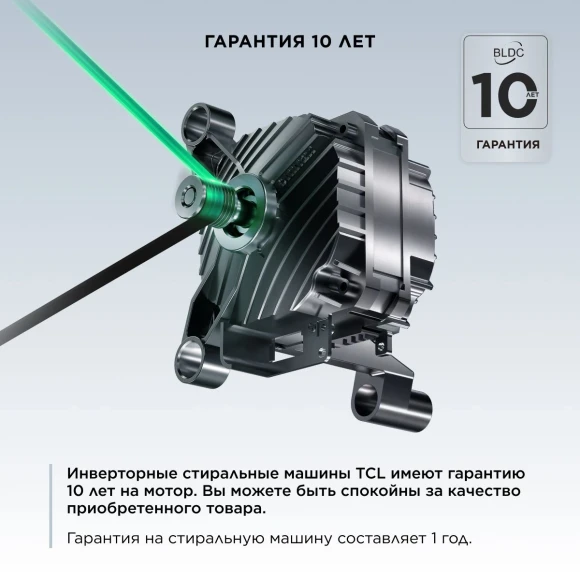 Стиральная машина TCL W-SF606G класс: A+++ загр.фронтальная макс.:6кг серый инвертор