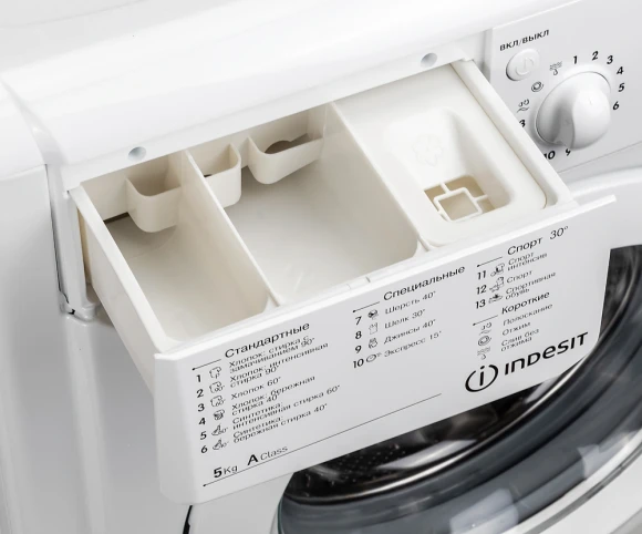 Стиральная машина Indesit EcoTime IWSB 5105 класс: A загр.фронтальная макс.:5кг белый Стиральная машина Indesit EcoTime IWSB 5105 класс: A загр.фронтальная макс.:5кг белый