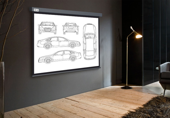 Экран Cactus 135" 168x299см Wallscreen CS-PSW-168X299-SG 16:9 настенно-потолочный рулонный серый