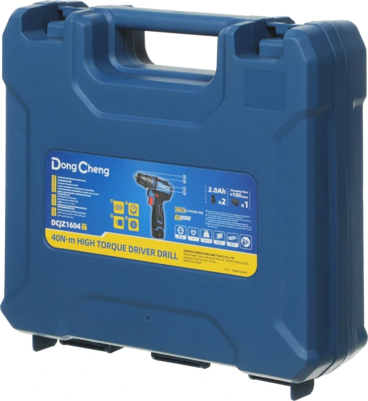 Дрель-шуруповерт DongCheng DCJZ1604 аккум. патрон:быстрозажимной (кейс в комплекте) (DCJZ1604(TYPE E))