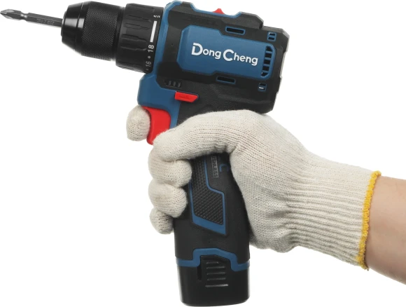 Дрель-шуруповерт DongCheng DCJZ1604 аккум. патрон:быстрозажимной (кейс в комплекте) (DCJZ1604(TYPE E))