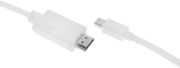 Кабель 1.2v miniDisplayPort (m) HDMI (m) 2м белый