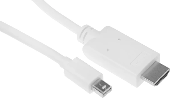 Кабель 1.2v miniDisplayPort (m) HDMI (m) 2м белый