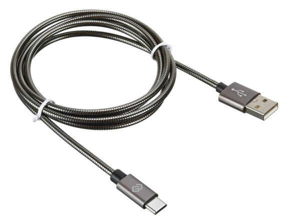 Кабель Digma TYPE-C-1.2M-BRAIDED-G USB (m)-USB Type-C (m) 1.2м черный Кабель Digma TYPE-C-1.2M-BRAIDED-G USB (m)-USB Type-C (m) 1.2м черный