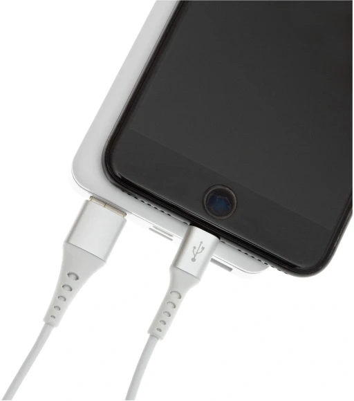 Кабель Cactus CS-LG.USB.A-1 USB (m)-Lightning (m) 1м белый блистер