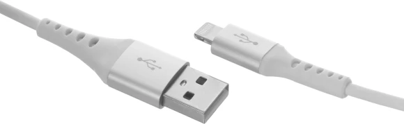 Кабель Cactus CS-LG.USB.A-1 USB (m)-Lightning (m) 1м белый блистер