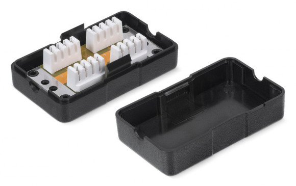 Адаптер WRline WR-CM-IDC-C5E проходн.Dual IDC кат.5E UTP бел. Адаптер WRline WR-CM-IDC-C5E проходн.Dual IDC кат.5E UTP бел.