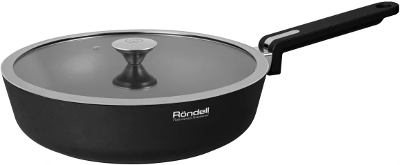 Сотейник Rondell Modern RDA-1724 3.9л. d=28см (с крышкой) черный