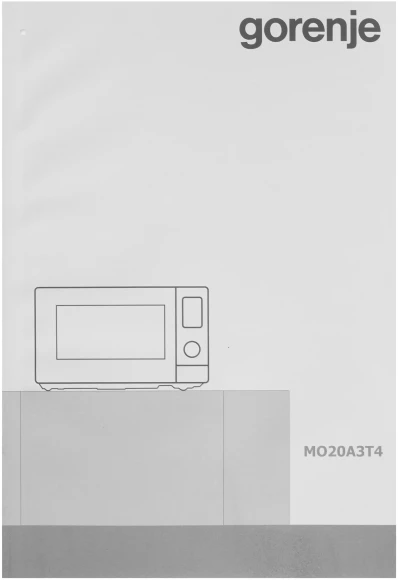 Микроволновая Печь Gorenje MO20A3T4 20л. 700Вт серый