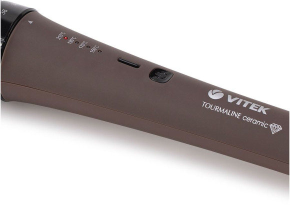 Щипцы Vitek VT-2521 70Вт коричневый макс.темп.:210С покрытие:титаново-турмалиновое Щипцы Vitek VT-2521 70Вт коричневый макс.темп.:210С покрытие:титаново-турмалиновое