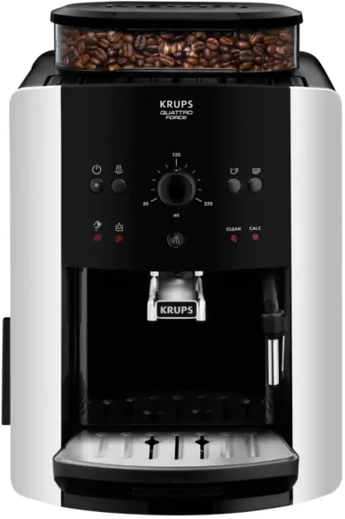 Кофемашина Krups Arabica EA811810 1450Вт черный/серебристый