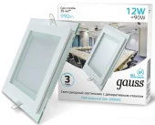 Светильник Gauss 948111118 3000K цв.св.:белый теплый белый Светильник Gauss 948111118 3000K цв.св.:белый теплый белый