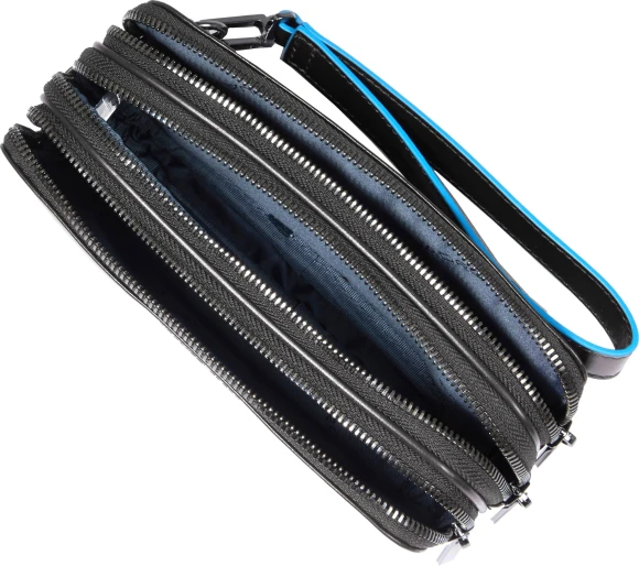 Клатч мужской Piquadro Blue Square AC2141B2R/N черный натур.кожа Клатч мужской Piquadro Blue Square AC2141B2R/N черный натур.кожа