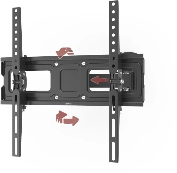 Кронштейн для телевизора Hama 00220832 черный 32"-65" макс.30кг настенный поворотно-выдвижной и наклонный Кронштейн для телевизора Hama 00220832 черный 32"-65" макс.30кг настенный поворотно-выдвижной и наклонный