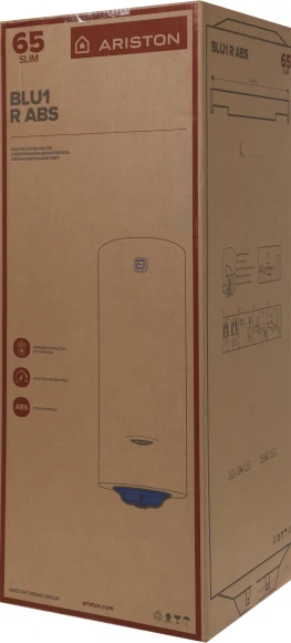 Водонагреватель Ariston BLU1 R ABS 65 V SLIM 1.5кВт 65л электрический настенный/белый Водонагреватель Ariston BLU1 R ABS 65 V SLIM 1.5кВт 65л электрический настенный/белый