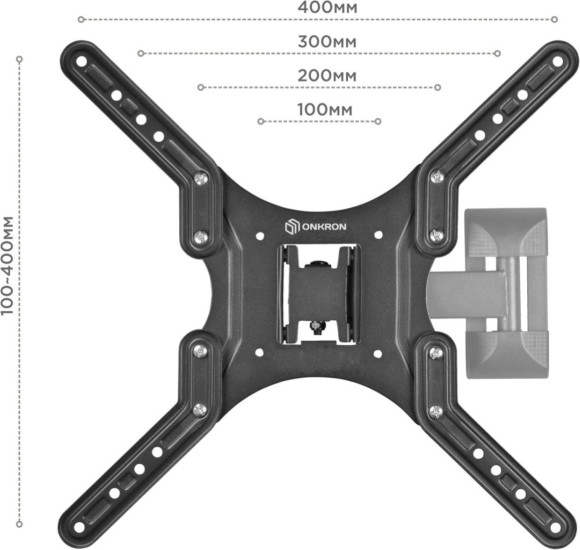 Кронштейн для телевизора Onkron M2 черный 26"-65" макс.35кг настенный поворот и наклон Кронштейн для телевизора Onkron M2 черный 26"-65" макс.35кг настенный поворот и наклон