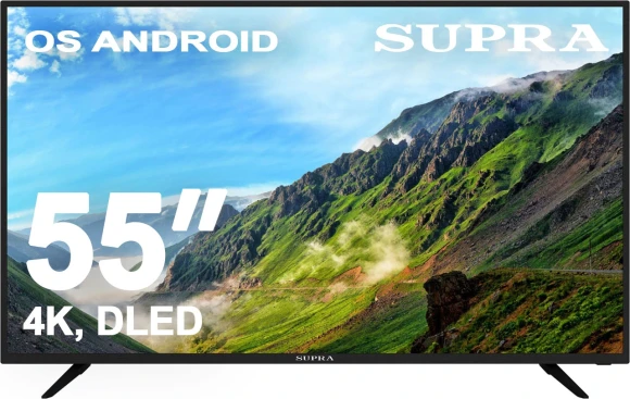 Телевизор LED Supra 55" STV-LC55ST0045U черный 4K Ultra HD 60Hz DVB-T DVB-T2 DVB-C USB WiFi Smart TV (RUS) Телевизор LED Supra 55" STV-LC55ST0045U черный 4K Ultra HD 60Hz DVB-T DVB-T2 DVB-C USB WiFi Smart TV (RUS)