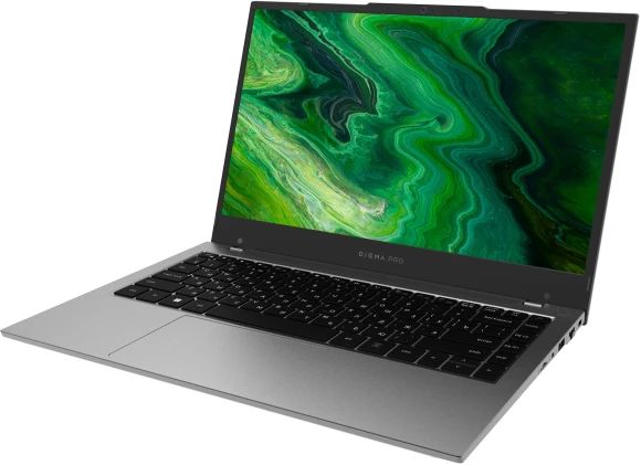 Ноутбук Digma Pro Fortis M Core i5 1235U 16Gb SSD512Gb Intel Iris Xe graphics 14.1" IPS FHD (1920x1080) Windows 11 Pro grey WiFi BT Cam 4000mAh (DN14P5-ADXW03)