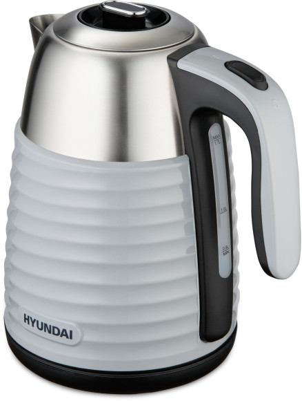 Чайник электрический Hyundai HYK-S4804 1.7л. 2200Вт серый/черный корпус: металл Чайник электрический Hyundai HYK-S4804 1.7л. 2200Вт серый/черный корпус: металл