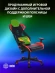 Кресло игровое Cactus CS-CHR-090BLR черный/красный экокожа/сетка крестов. нейлон