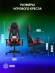 Кресло игровое Cactus CS-CHR-090BLR черный/красный экокожа/сетка крестов. нейлон