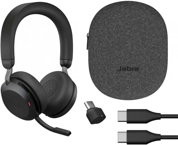Наушники с микрофоном Jabra Evolve2 75 Link380c MS Stereo черный накладные BT оголовье (27599-999-899) Наушники с микрофоном Jabra Evolve2 75 Link380c MS Stereo черный накладные BT оголовье (27599-999-899)
