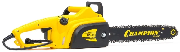 Цепная пила Champion 118-14 от сети 1800Вт дл.шины:14" (35cm)