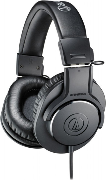 Наушники мониторные Audio-Technica ATH-M20X 3м черный проводные оголовье (15117005) Наушники мониторные Audio-Technica ATH-M20X 3м черный проводные оголовье (15117005)