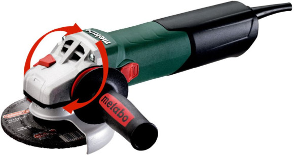 Углошлифовальная машина Metabo WEV 17-125 Quick 1700Вт 11000об/мин рез.шпин.:M14 d=125мм (600516000)